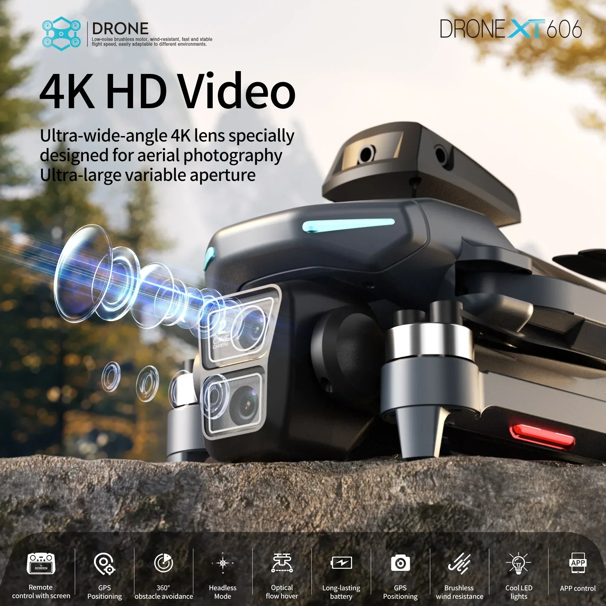 Drone Gps Mount - Lenovo XT606 MAX GPS Drone 4k