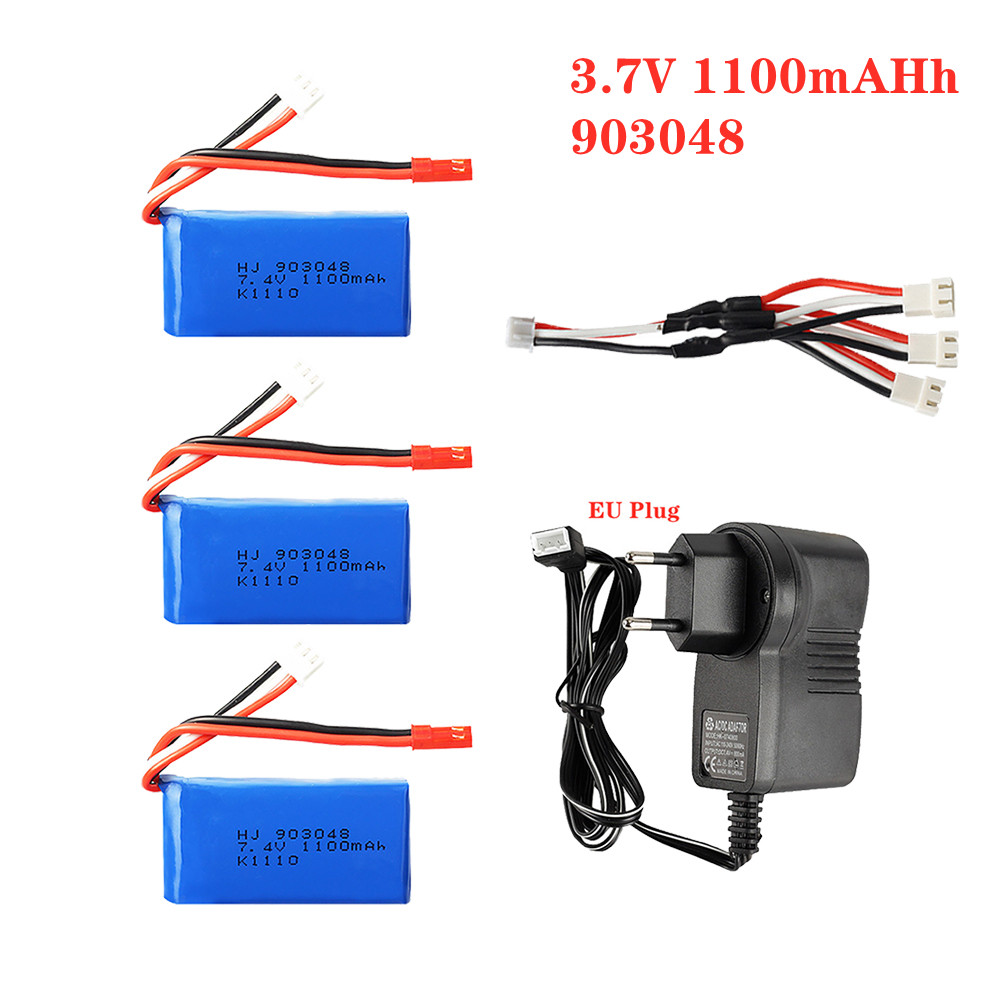 1-5pcs 7.4V 1100mah 903048 LiP – обзор и цена Drone Charger