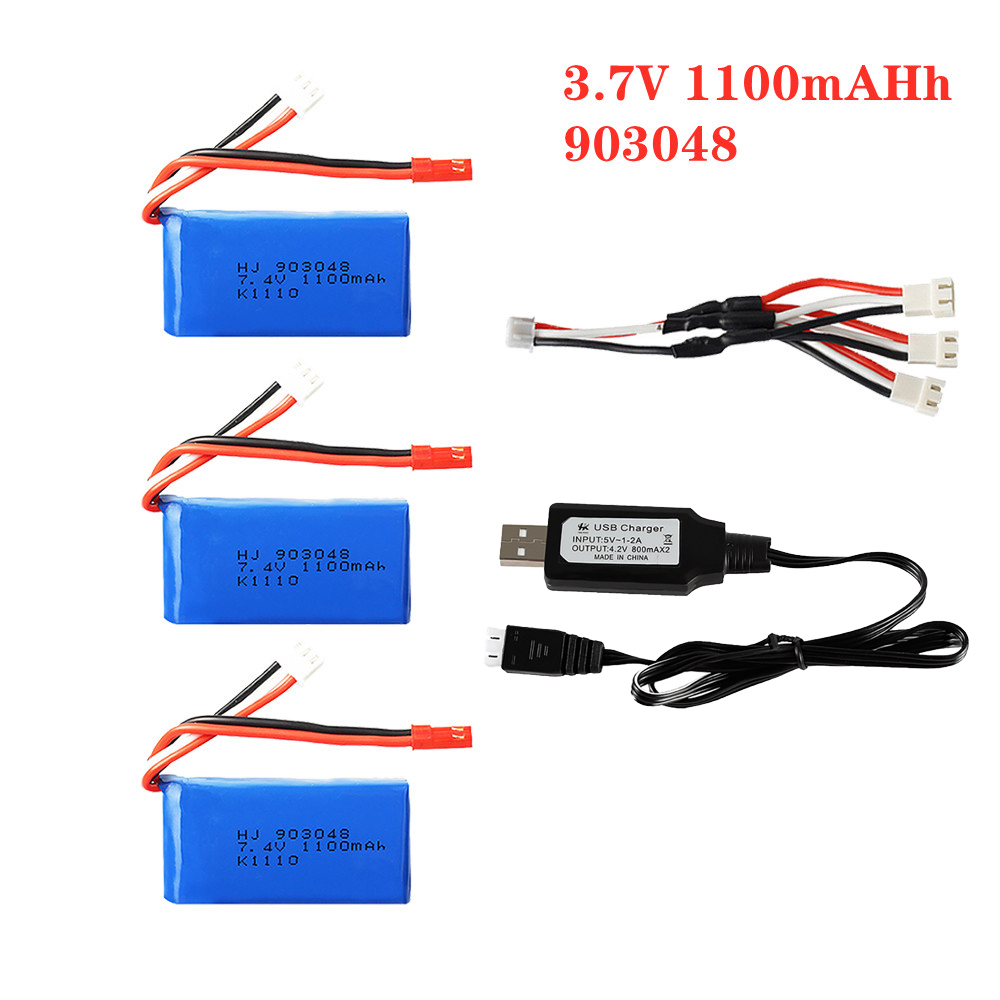 1-5pcs 7.4V 1100mah 903048 LiP – обзор и цена Drone Charger