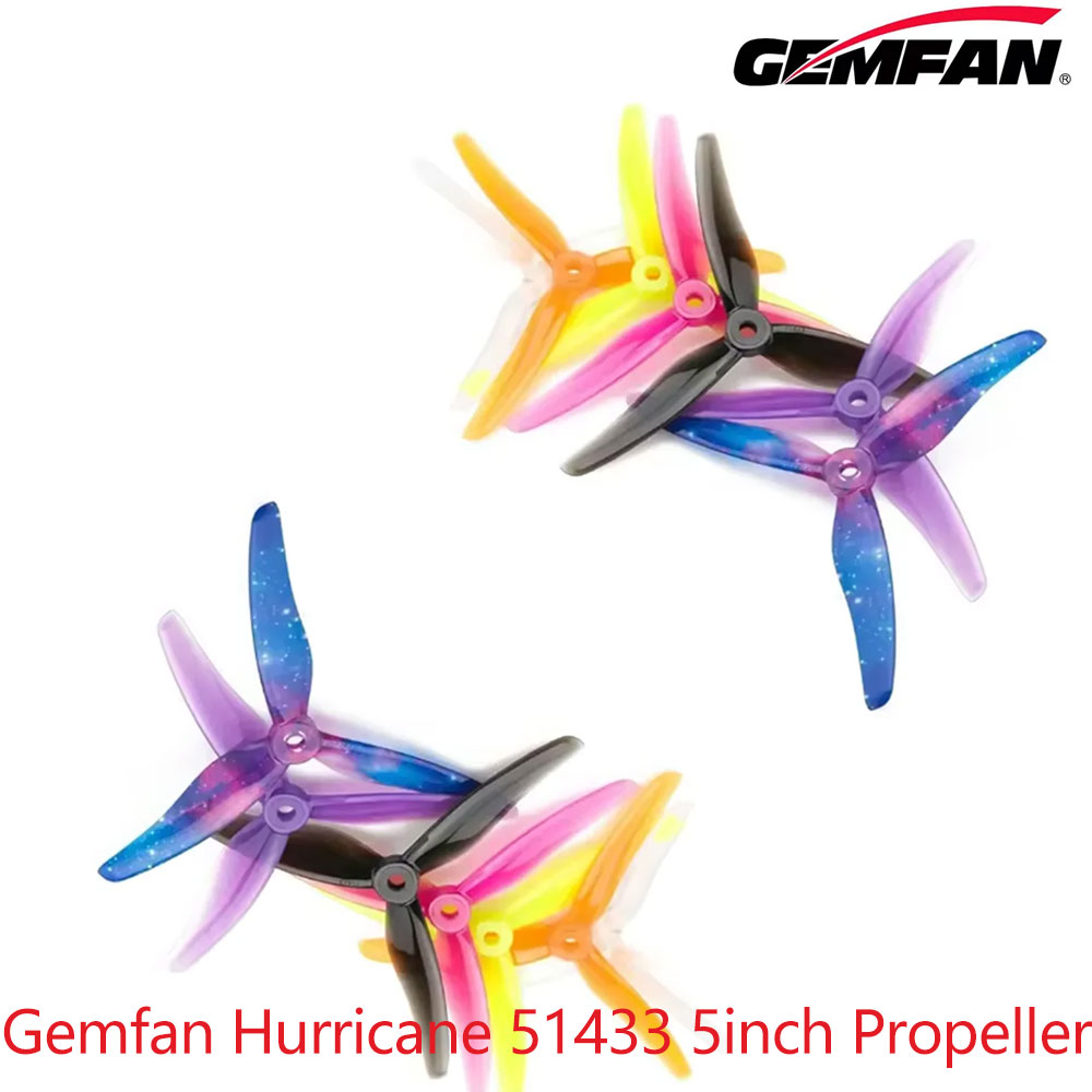 12Pairs Gemfan Hurricane 51433 – обзор и цена Drone Propeller