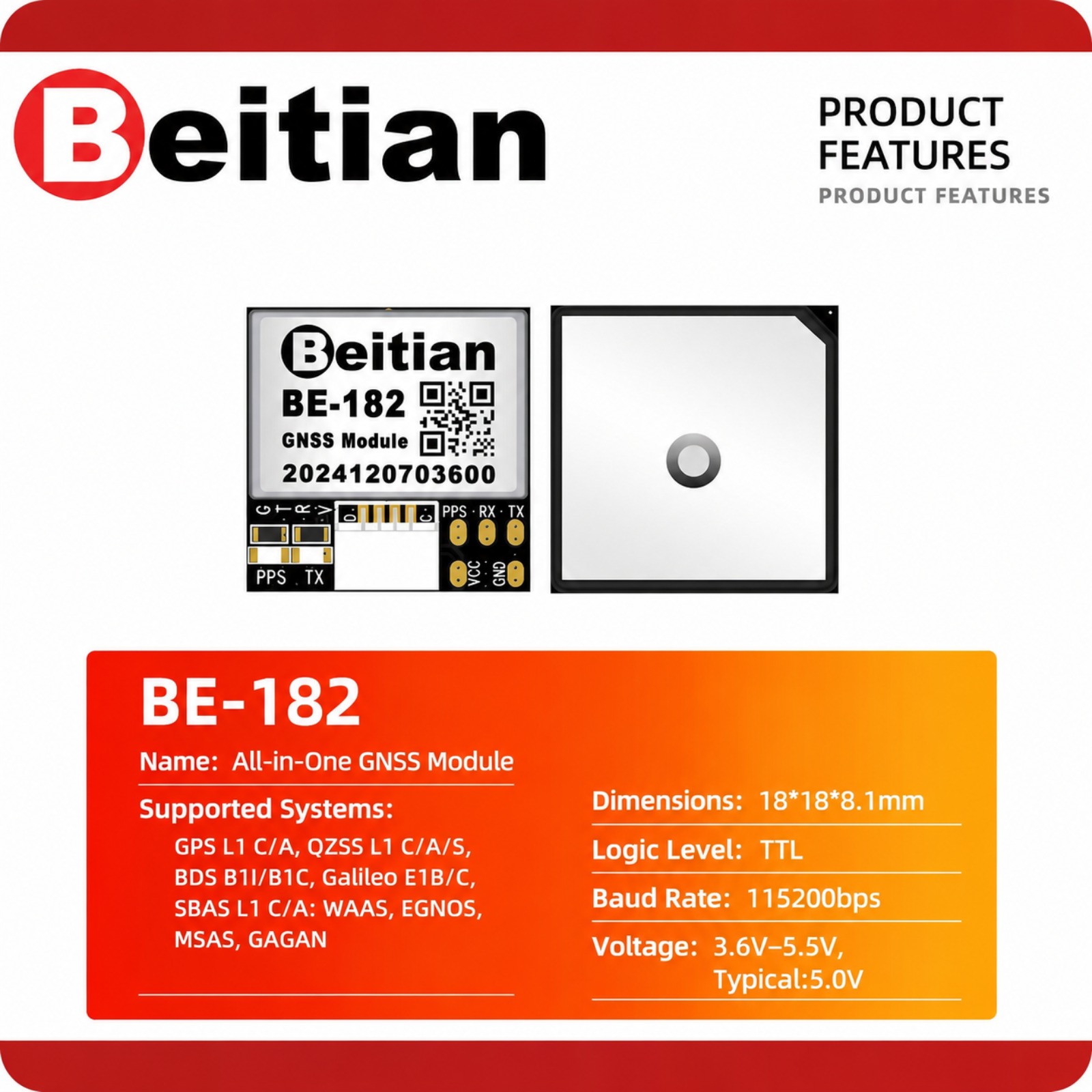 Beitian M10 Triple Mode GNSS C – обзор и цена Drone Gps Module