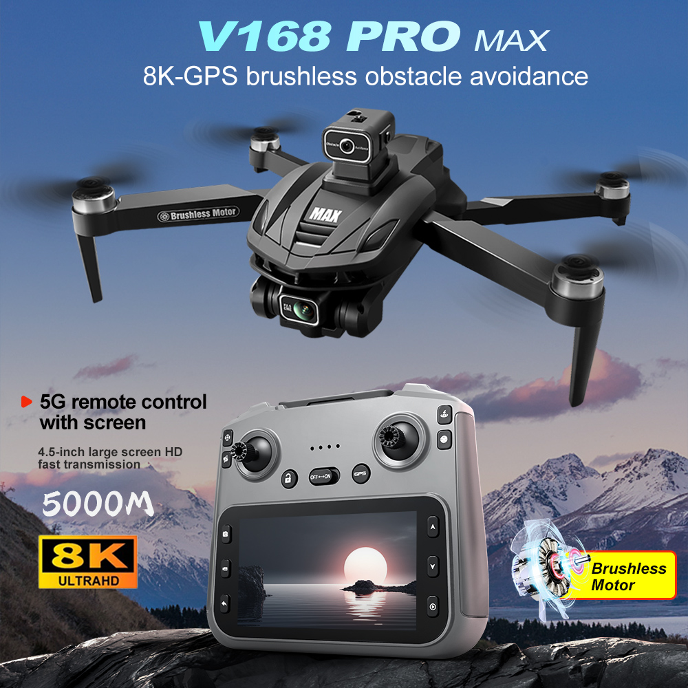 V168 PRO Max GPS Drone 8K Prof – обзор и цена Drone Gps Module