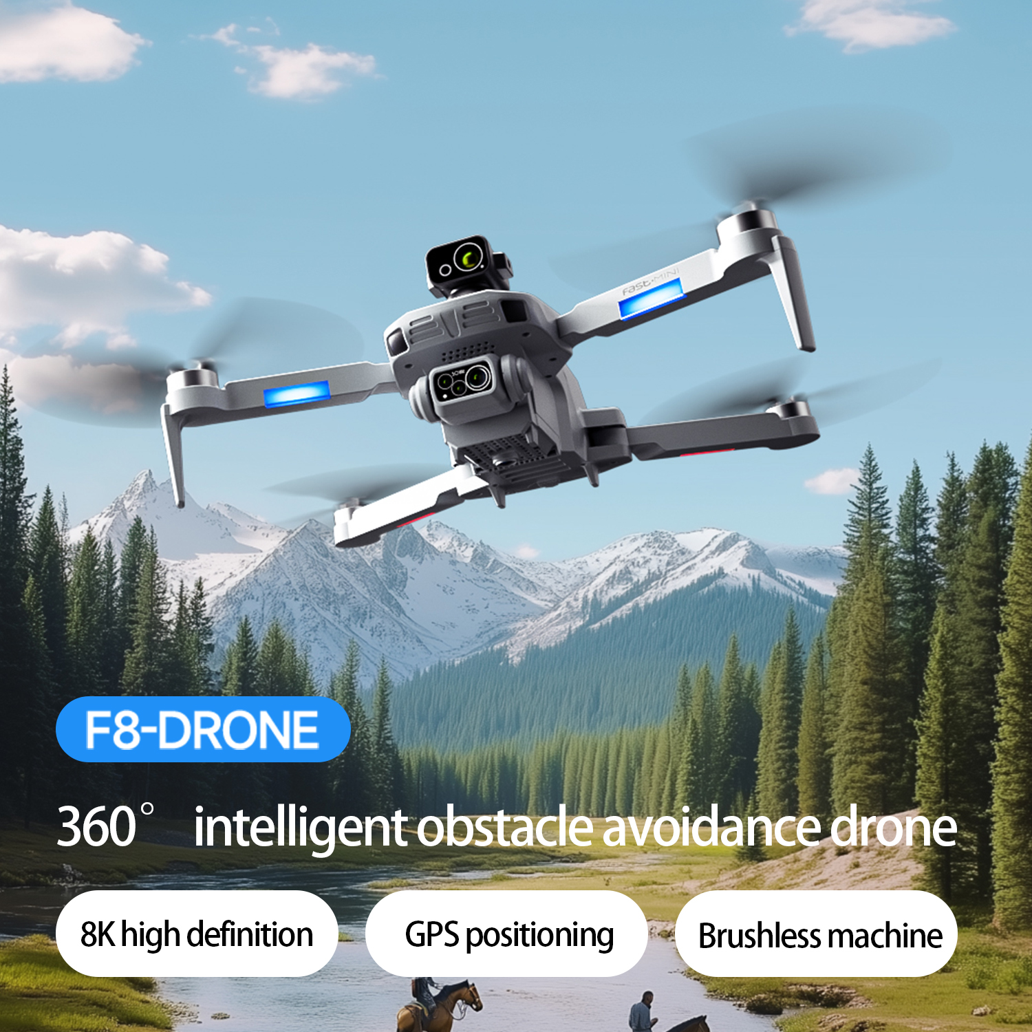 F8 MAX GPS Drone Professional  – обзор и цена Drone Gps Module