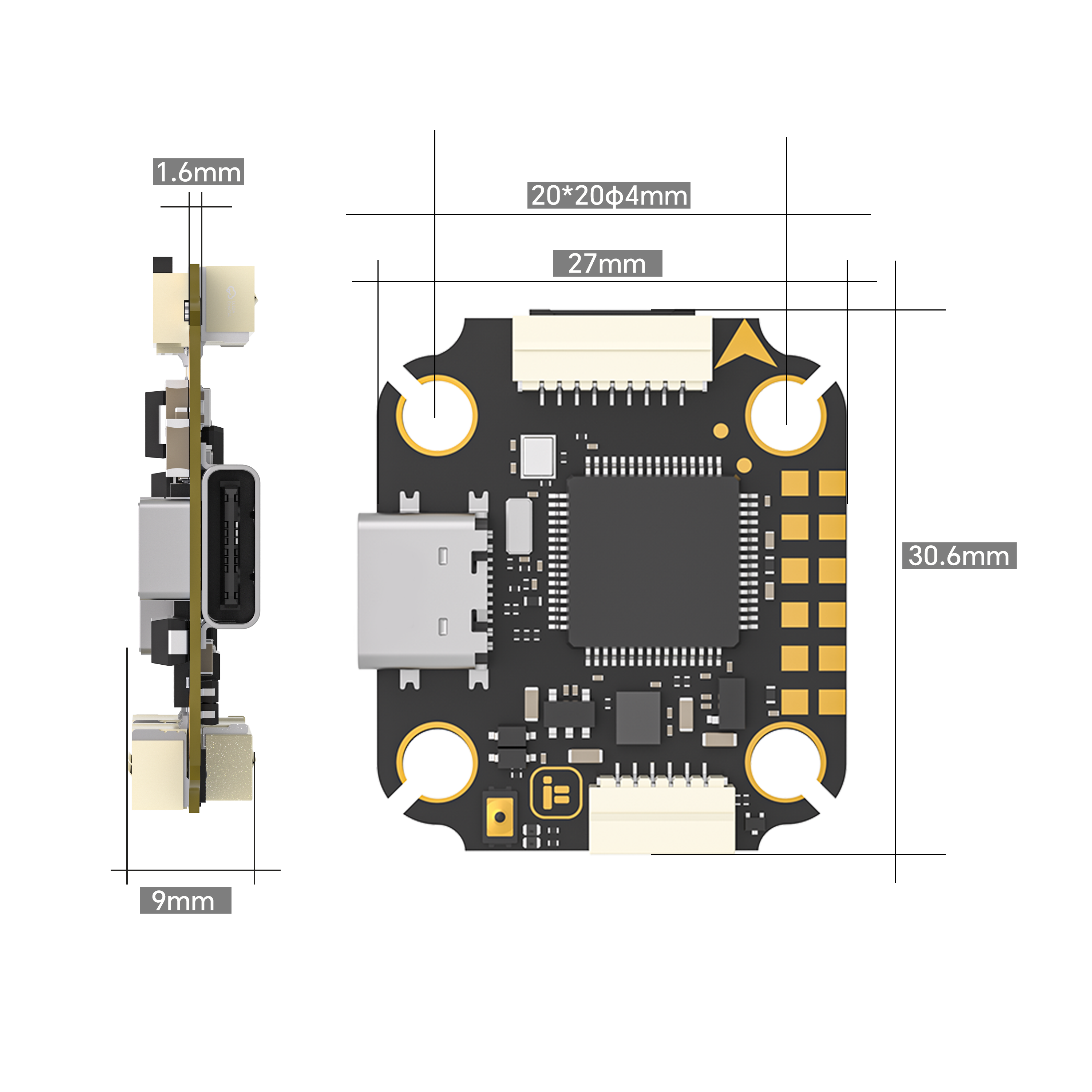 iFlight Borg F7 Mini Stack Fli – обзор и цена Drone Flight Controller
