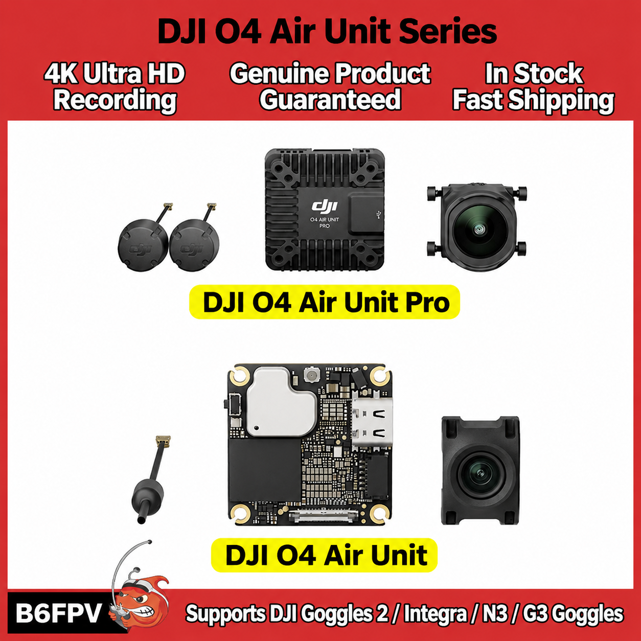 DJI O4 Air Unit Series Flagshi – обзор и цена Drone Camera