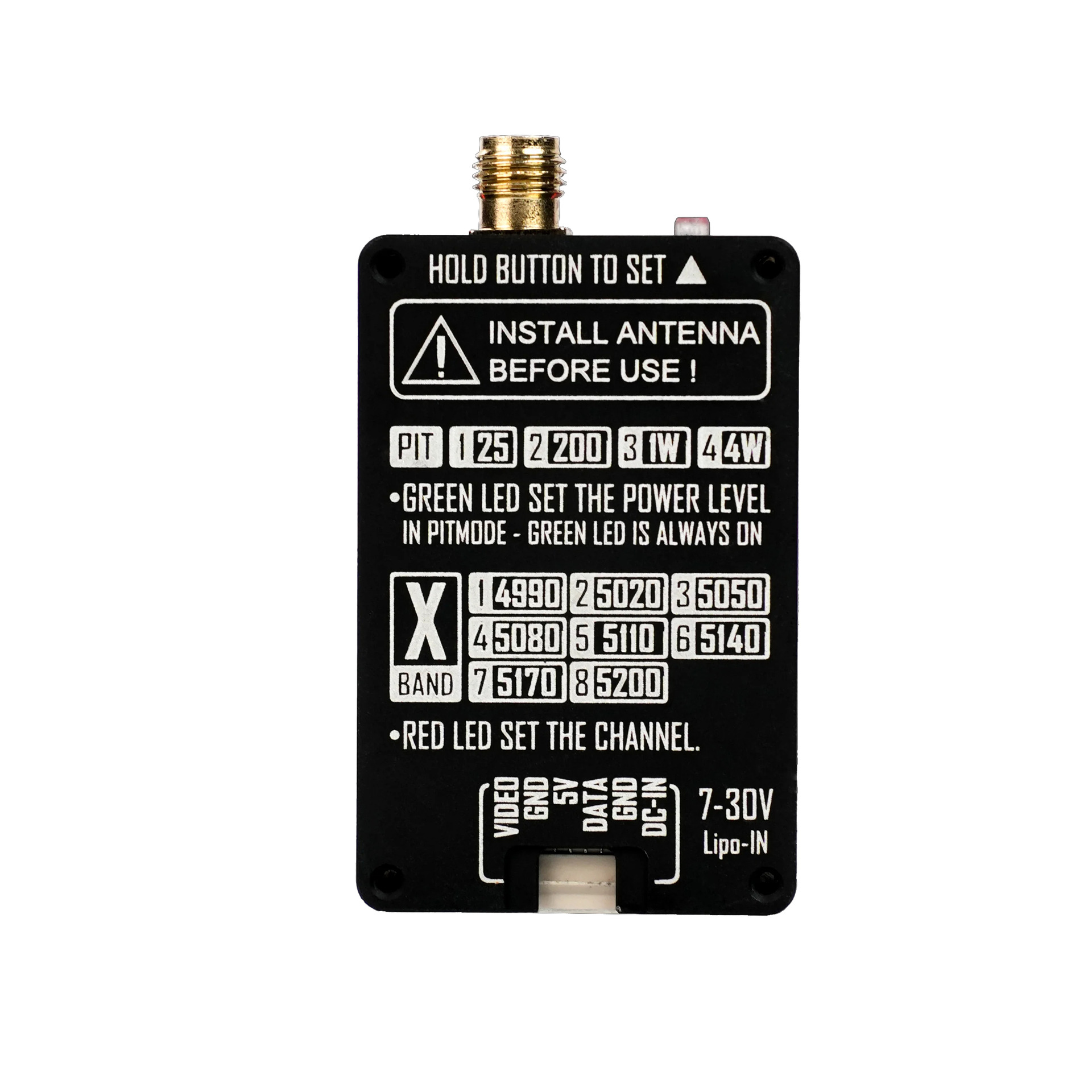 VTX RUSHFPV 4.9G 4W Video Tran – обзор и цена Drone Transmitter
